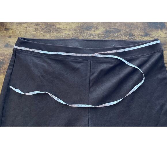 Chico’s Woman’s 2/12 US Chocolate Brown Pull on Soft Hint of Shimmer OfficeWear - Picture 3 of 6